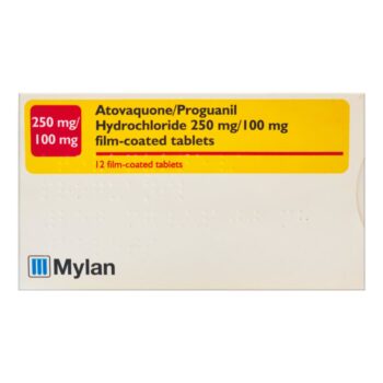 Atovaquone/Proguanil 250mg/100mg (Generic Malarone) Tablets
