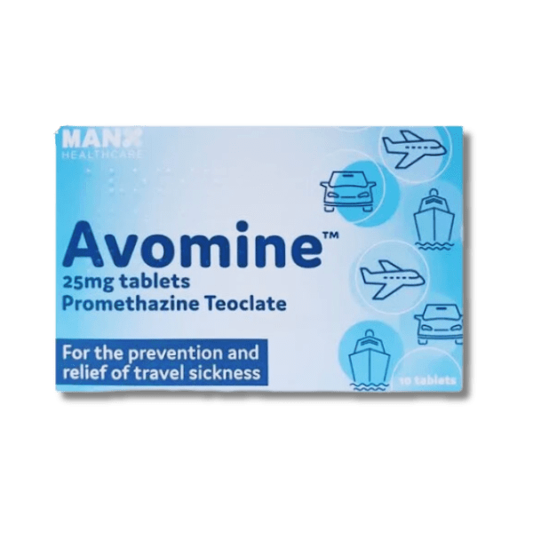 Avomine Tablets 25mg 10 Tablets